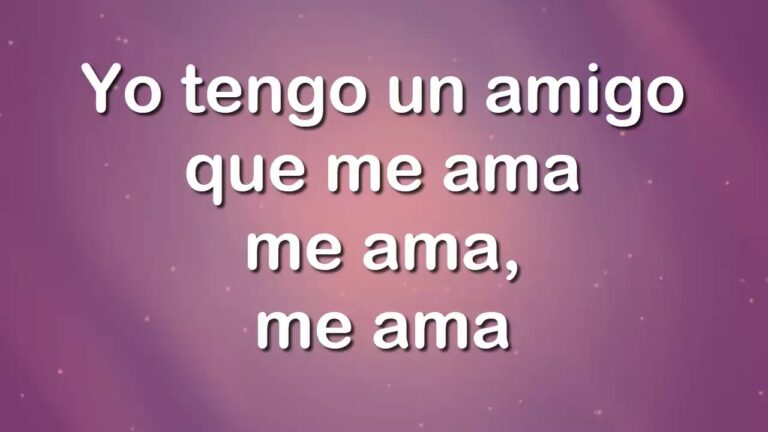 Yo tengo un amigo que me ama  Marcos Witt  Letra
