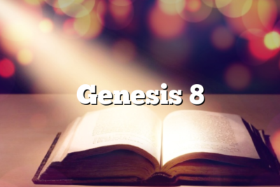 Genesis 8